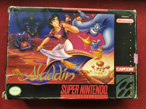 Aladdin ( Juego Super Nintendo Snes ) 40v          _\(^o^)/_