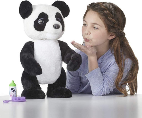 Fur Real Oso Panda Curioso Plum Friends