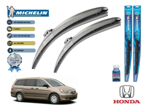 Par Plumas Limpiabrisas Honda Odyssey 2009 Michelin