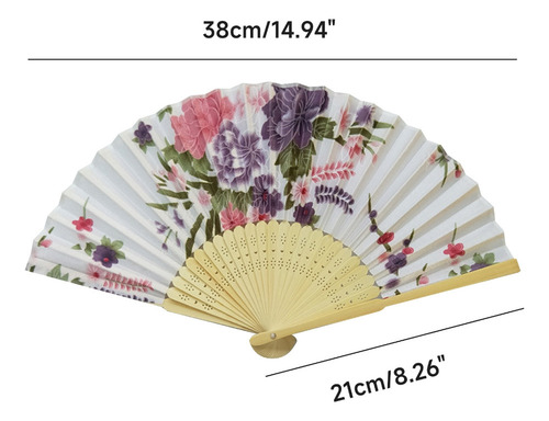 Ventilador De Mano Plegable (5 #mold) Ventiladores De BambĂș