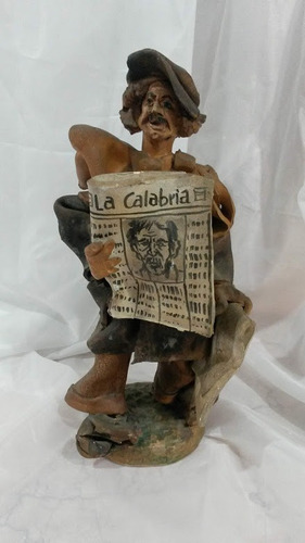 Figura Hombre Italiana En Terracota Cod 27854