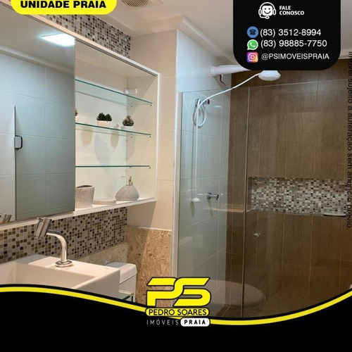 Imagem 4 de 6 de Flat Com 1 Dormitório À Venda, 40 M² Por R$ 499.000 - Tambaú - João Pessoa/pb - Fl0158