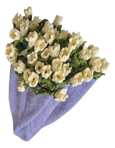 Manta De Flores Crochet Plegable - Ligera Y Portátil