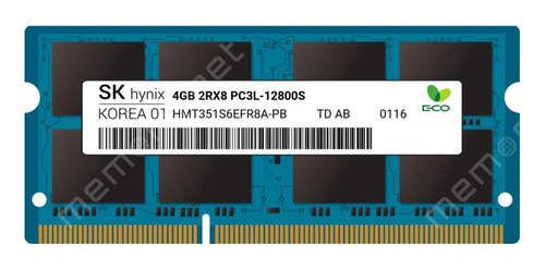 Imagen 1 de 1 de Memoria RAM 4GB 1 SK hynix HMT351S6EFR8A-PB