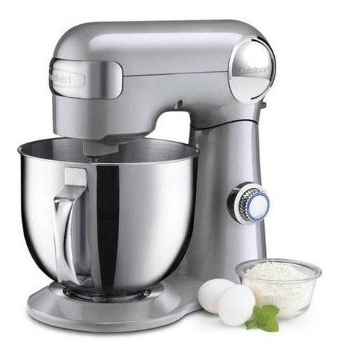 Imagen 3 de 7 de Batidora de pedestal Cuisinart Precision Master SM-50 brushed chrome 120 V