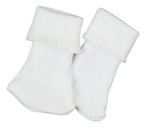 Sophia's Muñeca De 18 Pulgadas, Paquete De 2 Calcetines, 1 Con Ribete De Encaje, Color Blanco