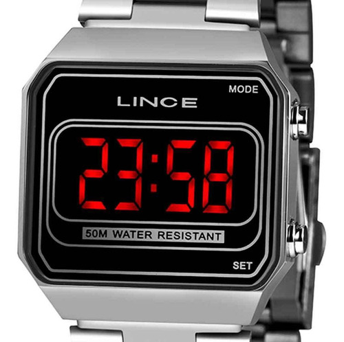 Relógio Lince/orient Unissex Digital  Mdm4645l Pxsx -oficial