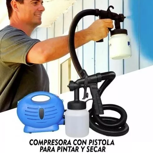 Compresora Portátil Pistola Para Pintar Agua Y Aceite Zoom