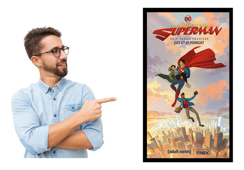 Poster De Mis Aventuras Con Superman La Serie De Hbo