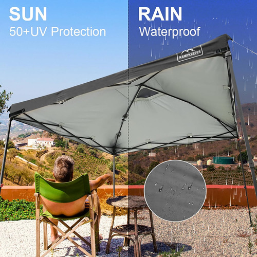 Toldo Desplegable 10x10 Pulgadas - Poliéster Uv Impermeable