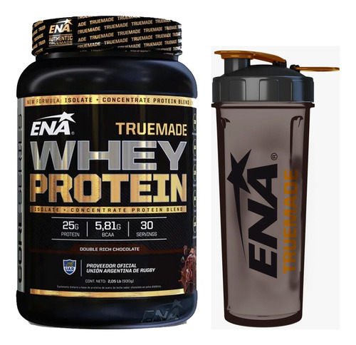 Combo Ena Whey Protein Truemade 930g + Shacker Premium 500ml