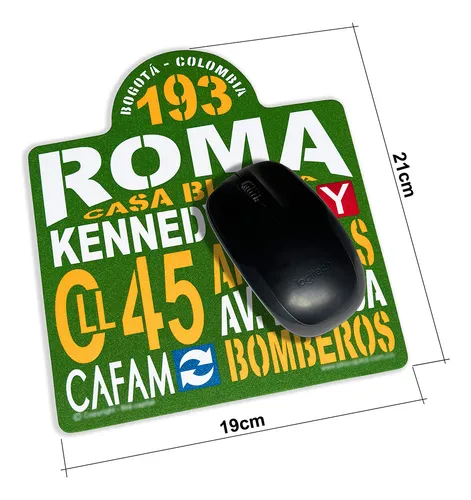 Mouse Pad Tablas De Bus Y Tapas De Medidor Bogotá