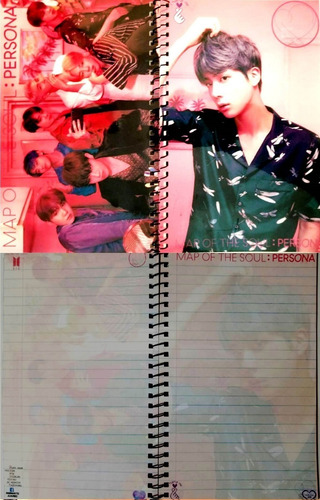 Jin Map Of The Soul Persona V2 Libreta Bts Kpop Coreano Animarte Juarez (Usado)