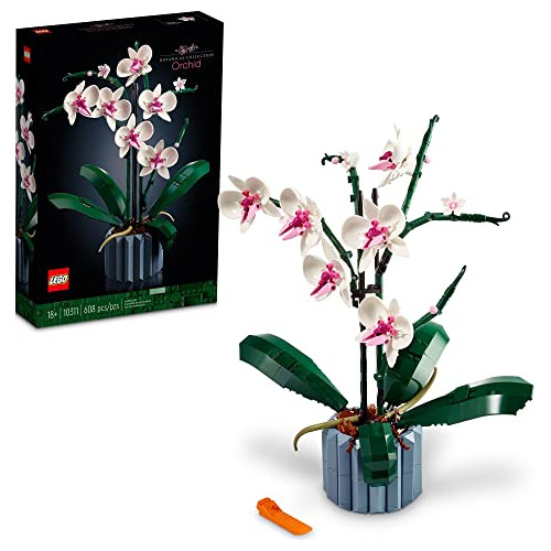 Lego Icons Orchid 10311 Artificial Plant Building Set With F