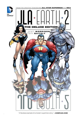 Jla Earth 2 Deluxe Hc Justice League - Dc Comics Robot Negro