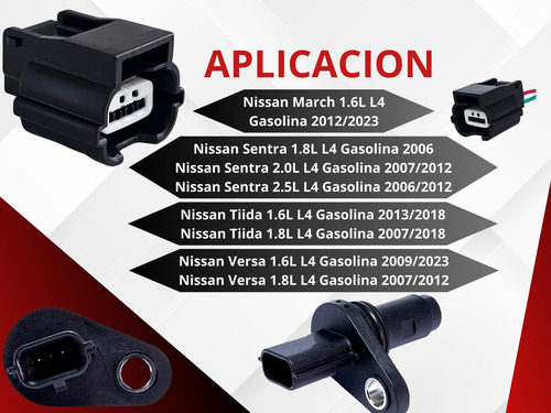 Arnes Sensor Posicion Cigueñal Ckp Sentra Tiida Versa March