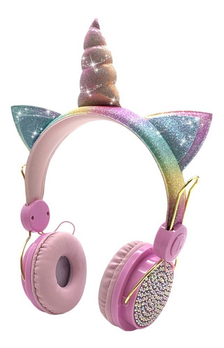 Auriculares Infantiles Unicornio Con Brillos Lol - Bluetooth