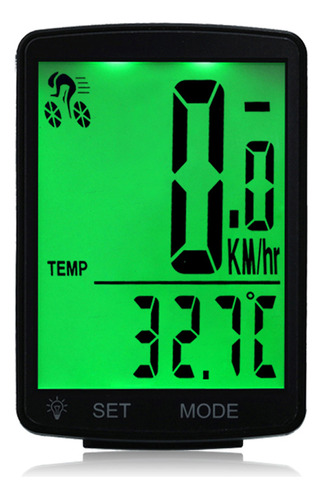 Computadora Bicicleta Inalámbrica Lcd Multifuncional.. 8 Km