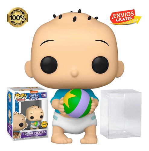 Funko Pop Tommy 1209 Chase Rugrats Aventuras Protector