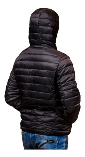 Imagen 4 de 5 de Campera Inflable Flexin Super Abrigada Con Capucha Bolsillos