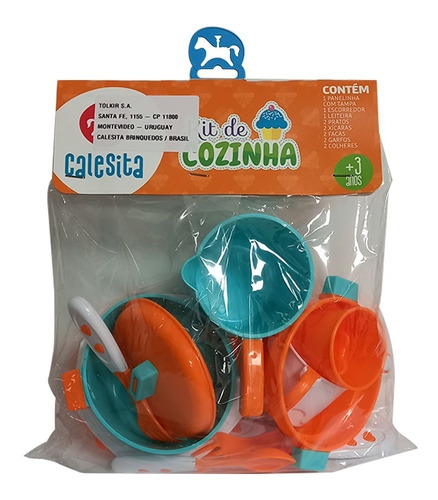 Juguete Kit Cocina Con Escurridor Y Accesorios Calesita Febo