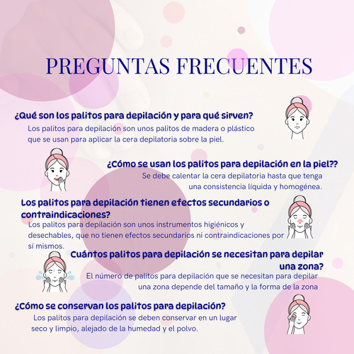 Palitos Para Depilacion Pack 100 Depilar Depilador