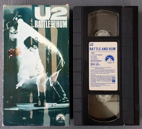 U2 Lote 3 Vhs Orig Import Ntsc Numb Rattle & Hum Zoo Tv Live (Usado)