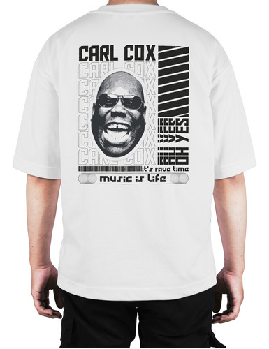 Camiseta Oversize Carl Cox Art