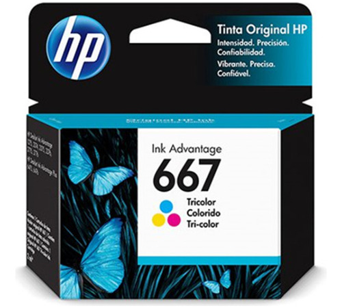 Cartucho Original Hp - 667 - Ink Cartridge