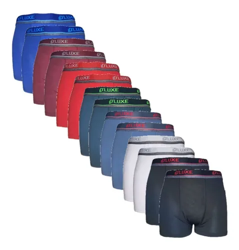 Kit 10 Cuecas Box Boxer Adulto Masculina Oferta Revenda Top
