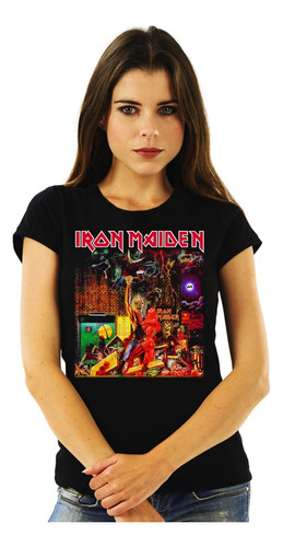 Polera Mujer Iron Maiden Bring Your Daughter To The Slaughte