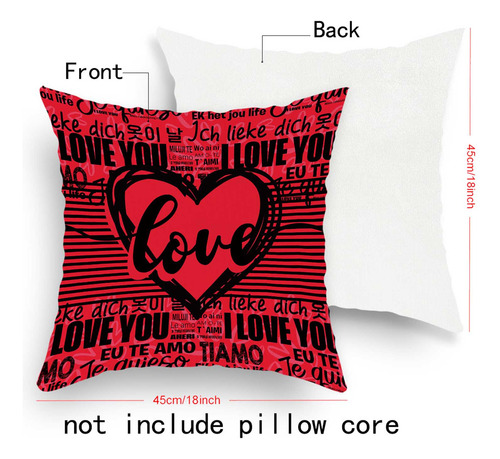 Funda De Almohada Con Temas Para El Día De San Valentín, 18