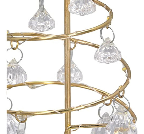 A Lanterna De Árvore De Natal Leve À Noite Led Crystal Light