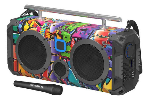 Bumpboxx Altavoz Portátil Bluetooth Boombox Flare8 Nyc Gra.