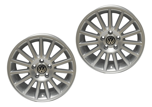 Par Rines Deportivos T/aristos 15 5-100 Golf Jetta Mk4 Silv Plateado
