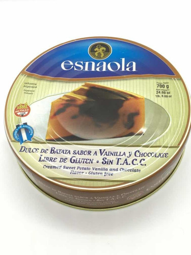 Dulce De Batata Con Chocolate Esnaola X 700 G Sin Tacc