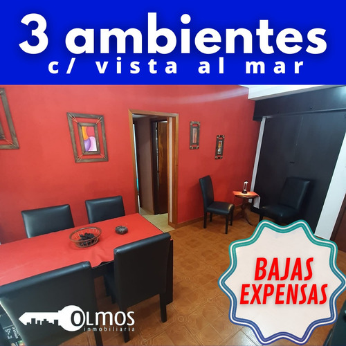 3 Ambientes Con Vista Al Mar, Amueblado, Impecable