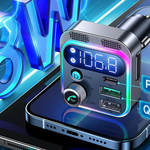 Adaptador Audio Joyroom Dial Auto Manos Libres Bluetooth 5.0