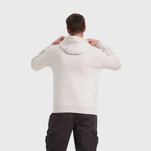 Polerón Hombre Hoodie Básico Beige Fashion's Park