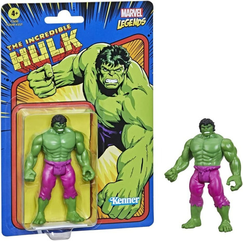 Marvel Legends Retro Hulk 3.75  Kenner  The Incredible Hulk