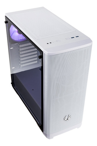 Gabinete Gamer Bitfenix Nova Mesh Tg - Malla Para Ventilador Color Blanco