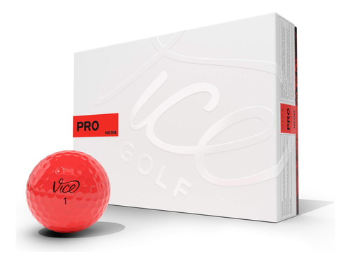 Vice Golf Pro Bola Pieza Uretano Fundido Control Maximo Alto