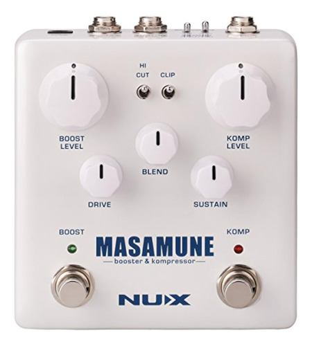 Nux Masamune Pedal Analógico Para Compresor Y Elevador