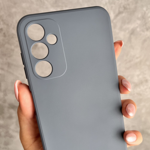 Funda Silicona Cubre Cámara Para Samsung Linea- Coolcase Gris A56