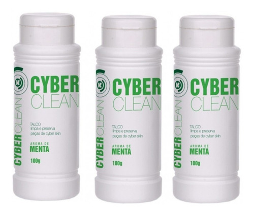 Kit Talco Cyber Clean 3 Unid. P/ Limpar Conservar Cyberskin 