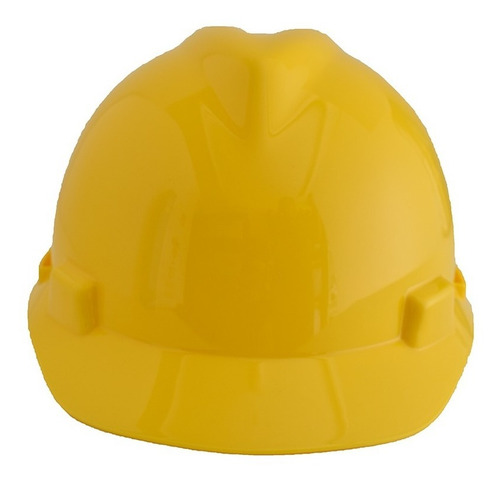 Capacete de segurança industrial Msa Type Cashucha com rack amarelo