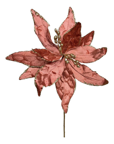 Haste Artificial De Flor Bico De Papagaio 40cm Rose