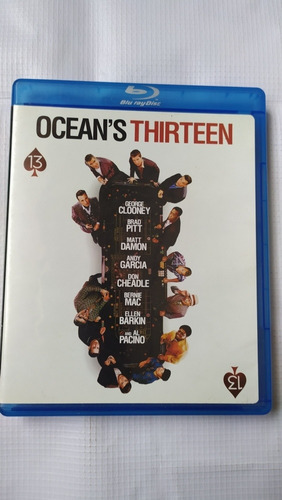 Oceans Thirteen Película Blu-ray Original Importado Usa 