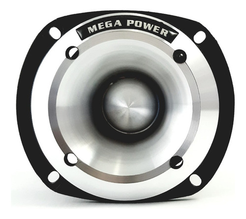 Tweeter Aluminio Tipo Bala 3 PuLG Mega Power, 200w 066-559 Color Cromado