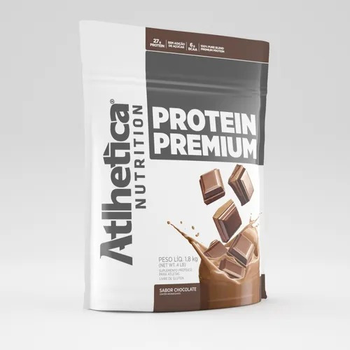 Proteína En Polvo Atlhetica Nutrition Protein Premium 1800g Sabor Chocolate